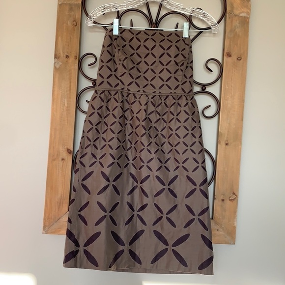 J Crew strapless cotton dress with pockets - Picture 1 of 6